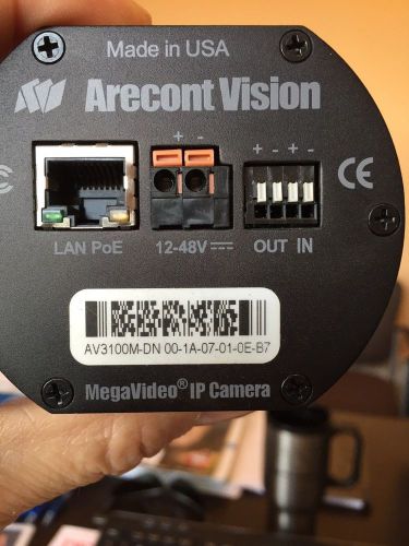 Arecont Vision AV3100M 3 Megapixel POE IP Security Network CCTV Camera USED