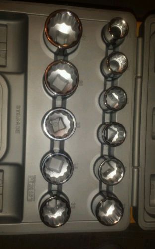 John Deere 3/4&#034; Drive Metric Socket Set 11-piece w/ Hard Case