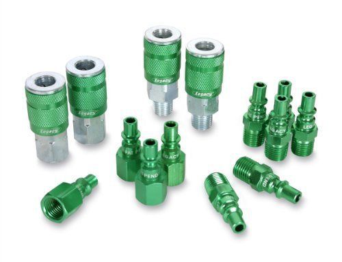 Legacy A71458B Color Connex Type B - ARO 14 Piece 1/4 in. Green Coupler and Plug