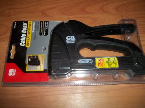 Cable Boss Staple Gun Shoots 3 different Staples including Insulated