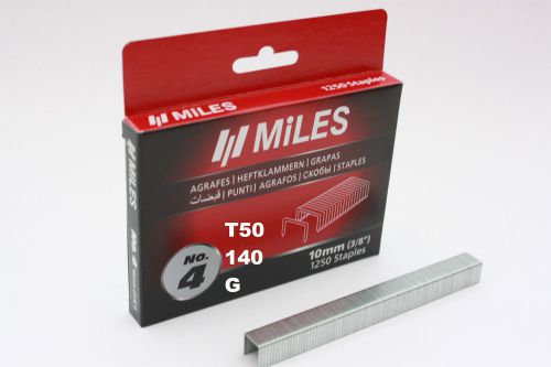 1250 Staples to Fit For Arrow T50 Tacwise Stanley Type G Rapid Type 140 Stapler