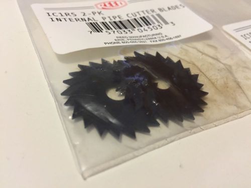 New reed ic1rs 2-pk saw tooth replacement blades for ic1 internal pipe cutter for sale