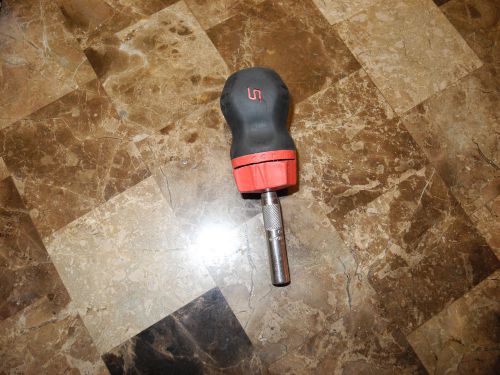 Snap-On red Soft Handle Ratcheting Screwdriver Auto Aircraft Tools