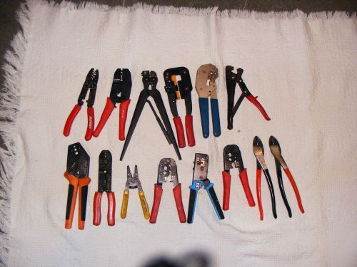 Wire terminal crimpers and stripper and sta kon connectors for sale