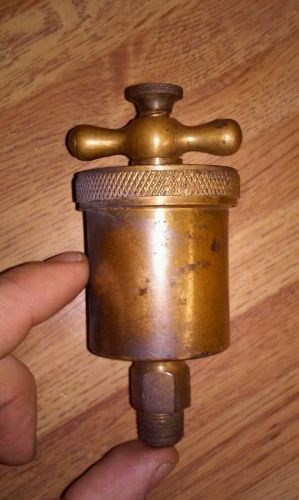 Antique steam hit miss penberthy pic  oiler lubricator grease cup oil rare for sale