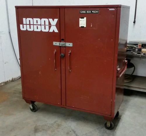 690990RIV JoBox Utility Cabinet/Gang Box w/ Casters &amp; Four Shelves