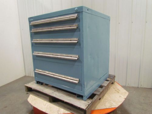 Vidmar Type 5 Drawer Industrial Tool Storage Parts Organizer Cabinet 28x30x33&#034;