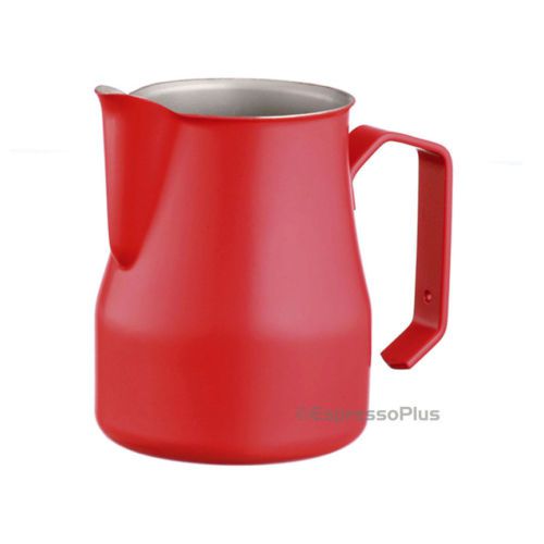 Motta red professional milk frothing pitcher - 17 oz for sale