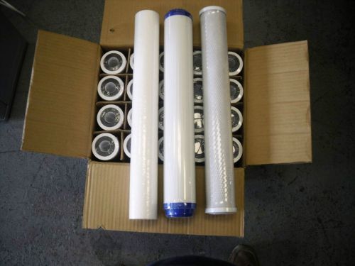 9 PCS REVERSE OSMOSIS DRINKING WATER FILTERS 2.5 X 20&#034;