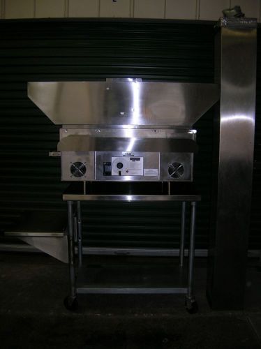 STAR HOLMAN QT14 CONVEYOR TOASTER WITH EXHAUST CHIMNEY/STAND