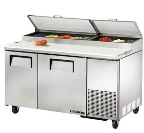 True tpp-67 food prep table: solid door pizza prep table 115v for sale