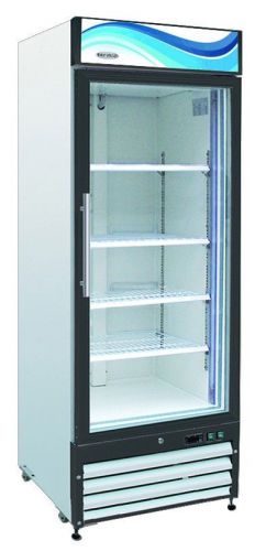 Serv-ware single glass door freezer 23 cu. ft. nsf for sale
