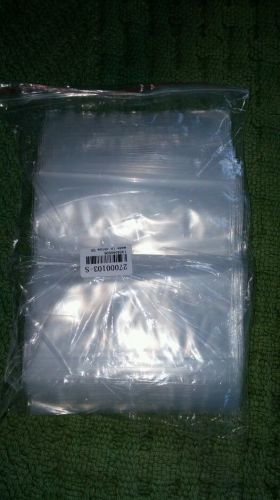 100 Ziplock Bags 5x5 RECLOSABLE CLEAR POLYETHYLENE  2Mil free shipping