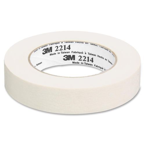 3m 2214 Paper Masking Tape - 0.47&#034; Width X 60.15 Yd Length - (221412x55)
