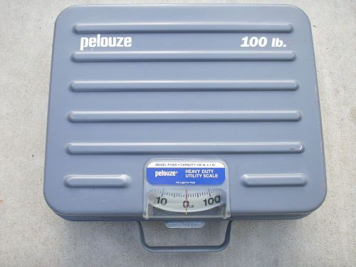 Pelouze 1 - 100 lbs. model p100s mechanical heavy duty utility shipping scale for sale