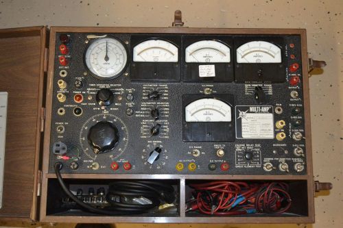 Multi-Amp SR-51-4 Tester, Input: Volts 120, Amps FL 10, C.P.S 60, Phase-1, Used