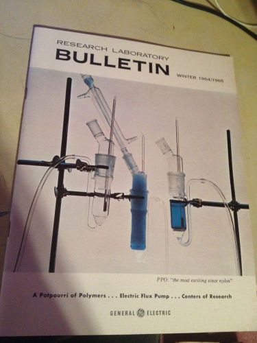 VINTAGE RESEARCH LABORATORY BULLETIN GENERAL ELECTRIC 1964 1965