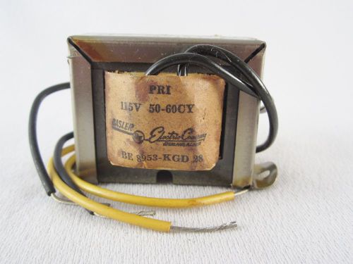Basler Electric  Transformer BE8953KGD28 - 115V - 50-60 Cycle- New Old Stock