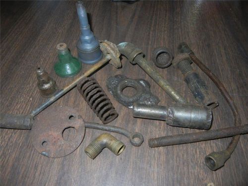 Hit Miss Gas Engine Parts Throttle Shaft Gas Line Brass Gas Elbow Grease Cups