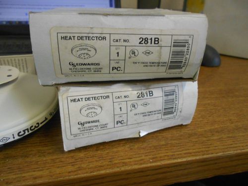 New edwards heat detector lot of 2 281b for sale