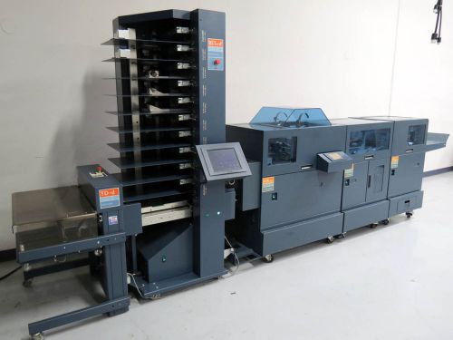 Bourg bst10d+ air-feed collator sbm4 automated booklet maker – duplo horizon vac for sale