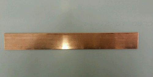 Copper Bar Stock 110 125X1.5 X12&#034;electric,repairs, projects,hobby bus bars, etc.