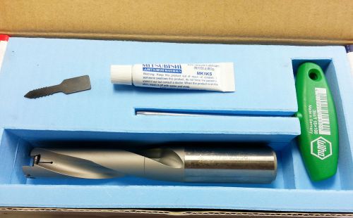 Mitsubishi  .0847&#034;- .0855&#034; tawsn0056 coolant fed indexable drill *nr* (nn 496) for sale