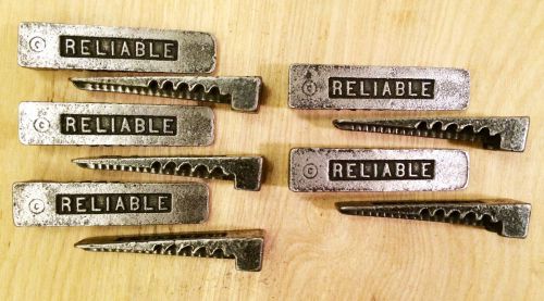 5 SETS (10 PIECES) RELIABLE Cleaned Tested HEMPEL Wedge Style Letterpress QUOINS