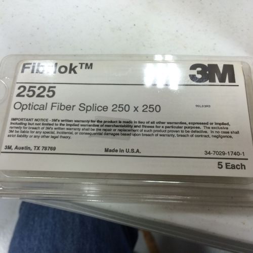 3M Fibrlok 2525 fiber optic splices