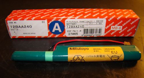 MITUTOYO AMERICA, 12BAA240, Rechargeable Battery, EDP 27065, 6V, /LJ1/