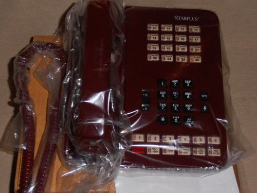 Vodavi Starpuls 61612-60 Burgandy Enhanced Telephone NEW - Not Refurbished