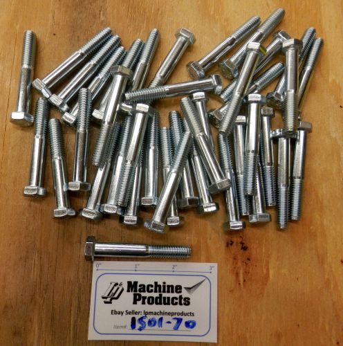 Hex head 3/8-16 x 2-1/2 - lot of 39 bolts for sale
