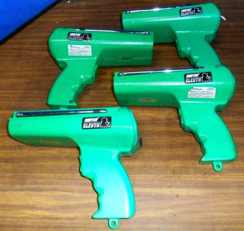 LOT OF 4: Comsonics sniffer sleuth  leakage meter green gun