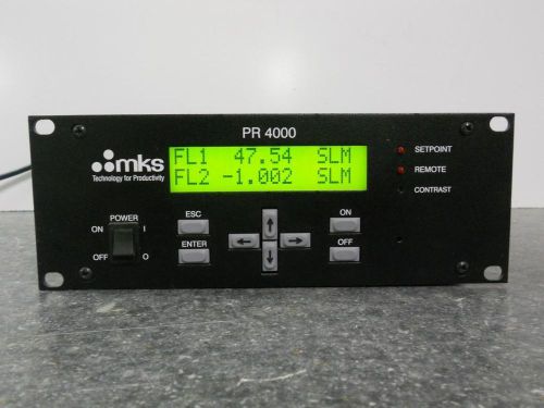 MKS PR-4000 2-Channel Power Supply and Readout for Flow and Pressure