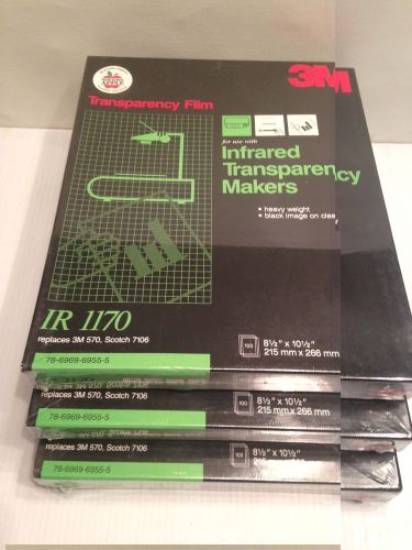 3M Infrared Film For Transparency Makers IR 1170 Heavy Weight 300 Sheets