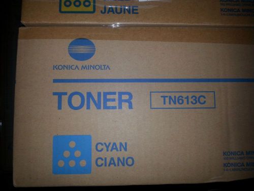 Genuine Konica Minolta TN-613C Cyan Toner NIB