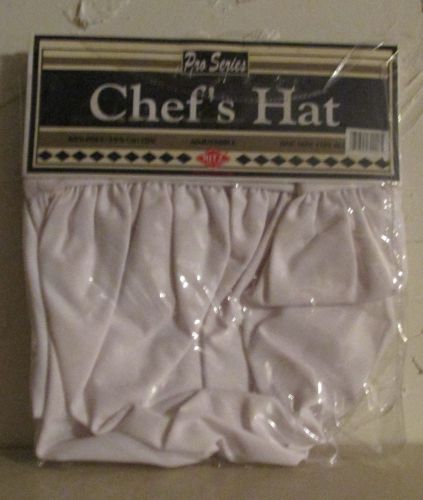 Pro series chef&#039;s hat,  adjustable, one size fits all, 65% poly/35% cotton, ritz for sale