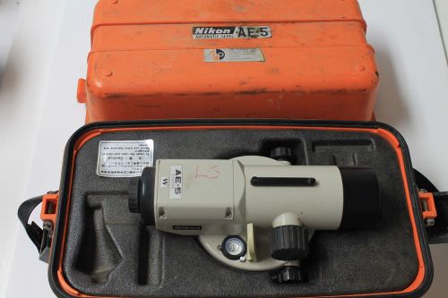 Nikon AE-5 Automatic Level Surveying Equipment w/ Hard Shell Case