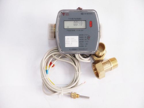 New 3/4&#039;&#039; ultrasonic thermal energy/heat meter  flow sensor meter heat cooling for sale