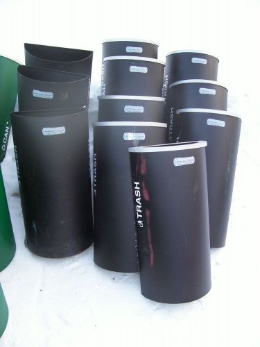 Ex-cell kaleidoscope collection recycling container - half round trash for sale