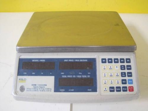 KILOTECH DOUBLE SIDED SCALE PRICE COMPUTING FOOD DELI SCALE  30 LB USED