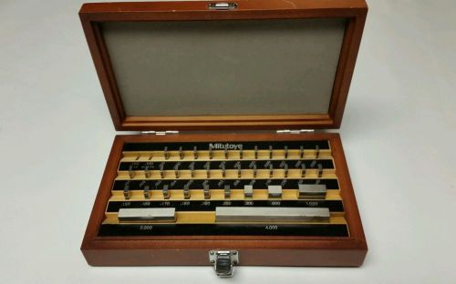 MITUTOYO GAGE BLOCK SET GRADE 3 Model 516-915 Set BE1-35-3 Japan