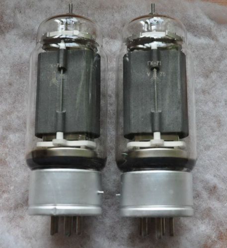 2 pcs gk-71 russian 125w power pentode generator tube graphite plate nos tested for sale
