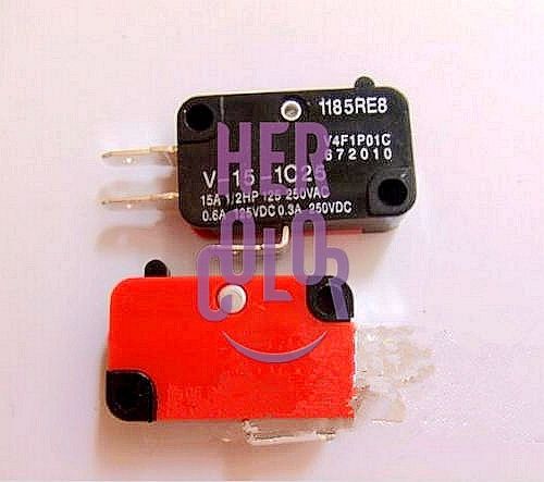 10 x Micro Switch Basic Snap Action Switch 15A V-15-1C25 Durable