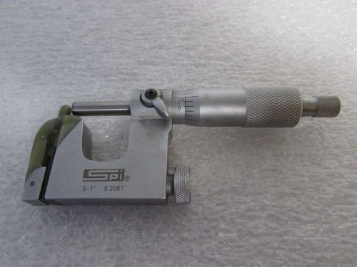Spi multi-anvil micrometer 0-1&#034; 0.0001&#034; with hardened tip for sale