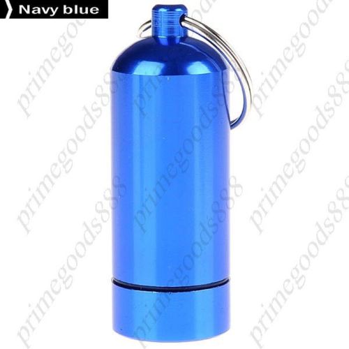 Waterproof bottom concave medicine bottle pill holder medicine in blue for sale
