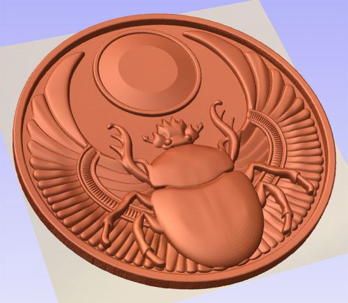 3D MODEL RELIEF STL  FOR CNC ROUTER MILL #354