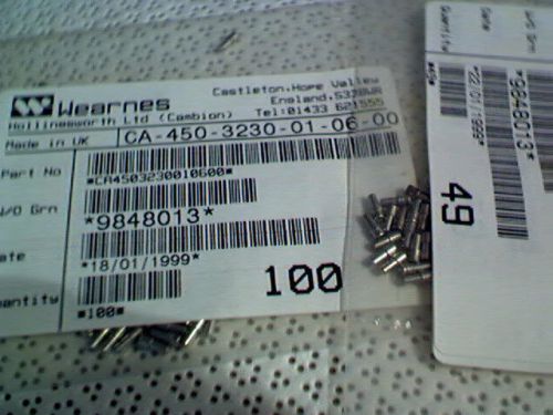 149 Wearnes CA-450-3230-01-06-00 component p/c socket pins for crystals, &amp; caps