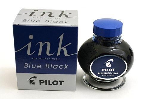 Pilot fountain pen ink 70ml Blue Black (japan import)