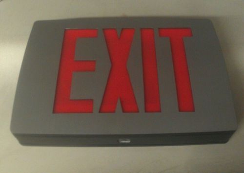 5  double sided exit light die cast aluminum